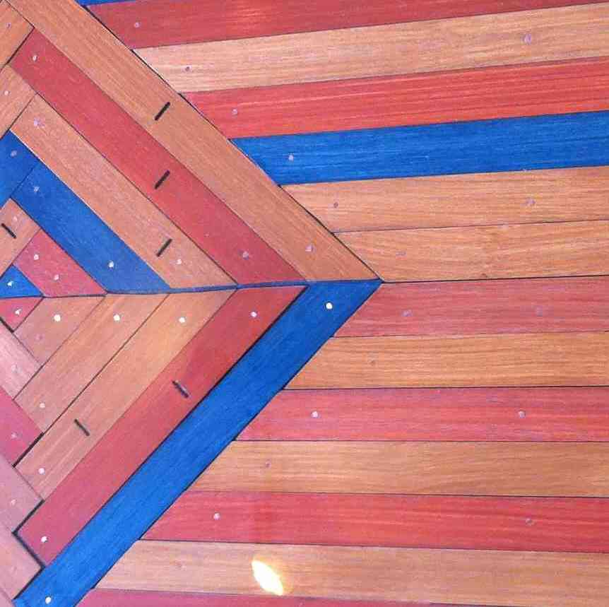 Repurposed Materials Celtic Inlay